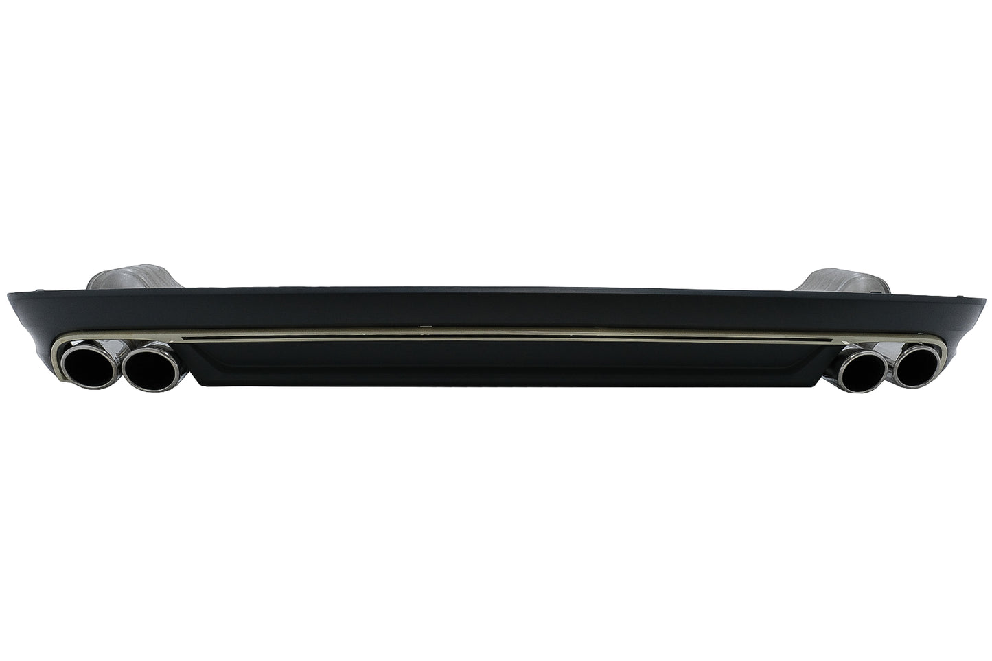 Heckdiffusor für Audi A8 D4 Facelift 15-17 S8 Look Auspuff Schalldämpfer Tipps CarPartsTuning