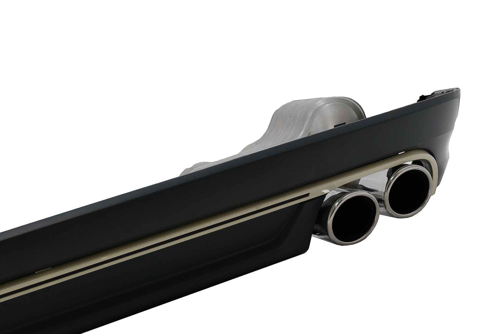 Heckdiffusor für Audi A8 D4 Facelift 15-17 S8 Look Auspuff Schalldämpfer Tipps CarPartsTuning