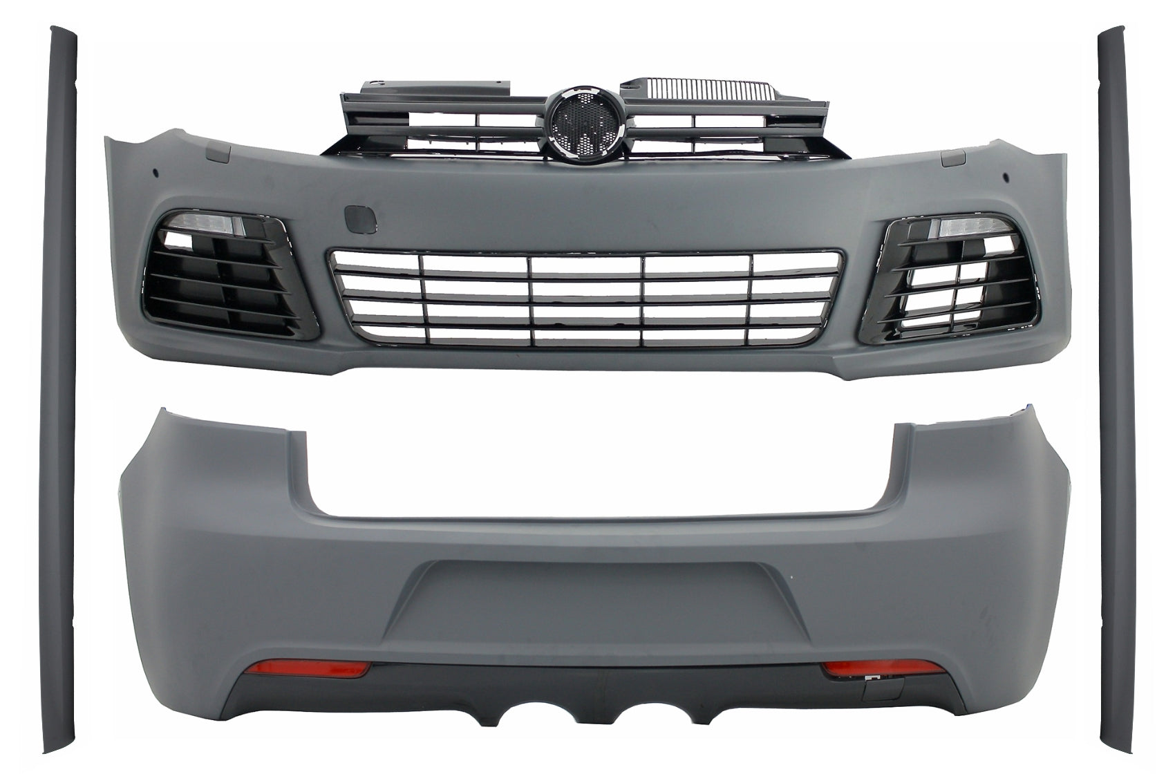 Bodykit für VW Golf VI 6 MK6 08-13 Stoßstange Seitenschweller R20 Look CarPartsTuning