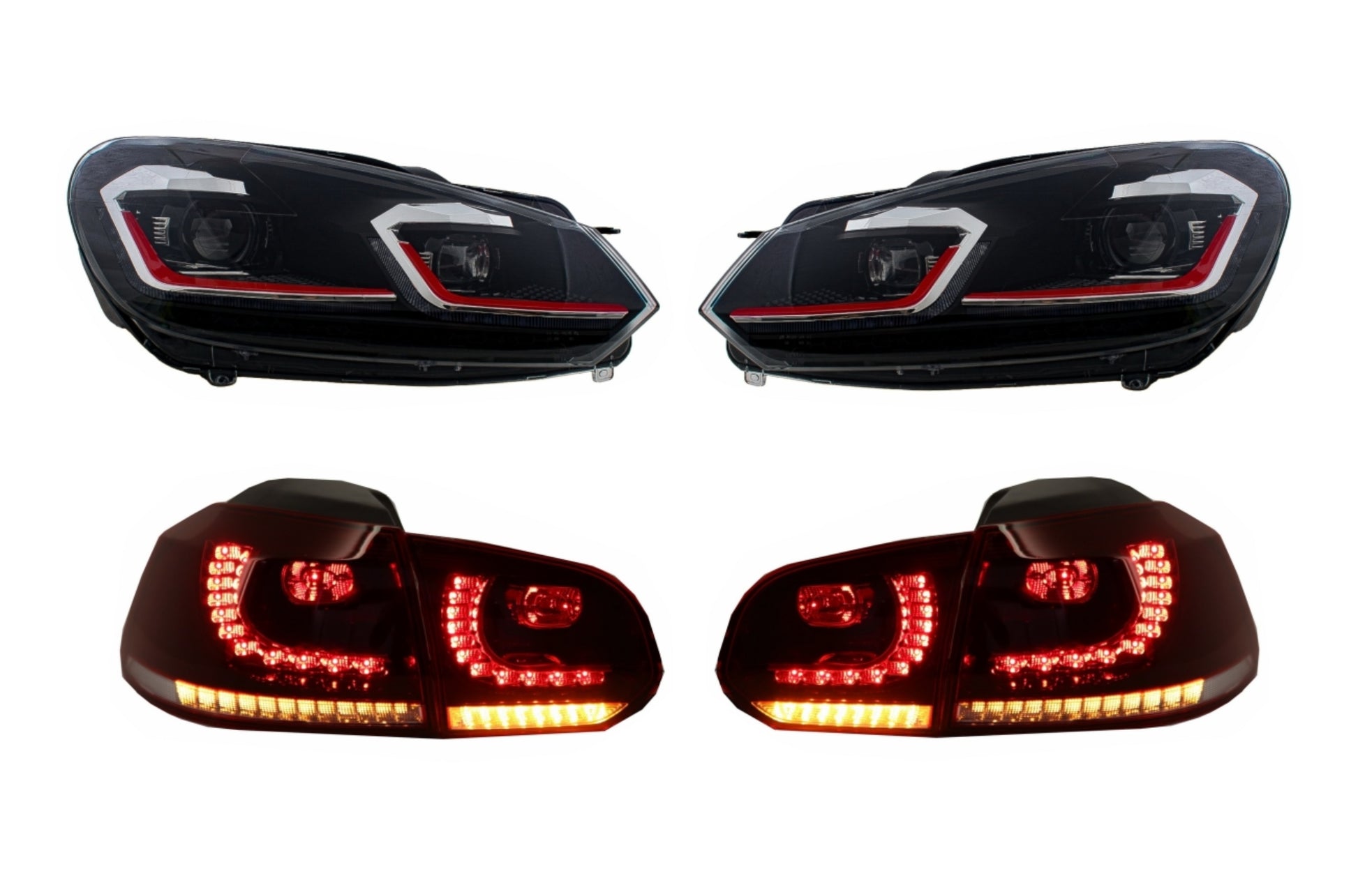 LED Scheinwerfer für VW Golf 6 VI 08-13 Licht Facelift G7.5 GTI Look Dynamischer CarPartsTuning