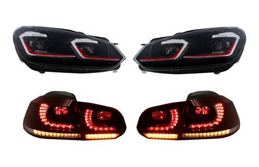 LED Scheinwerfer für VW Golf 6 VI 08-13 Licht Facelift G7.5 GTI Look Dynamischer CarPartsTuning
