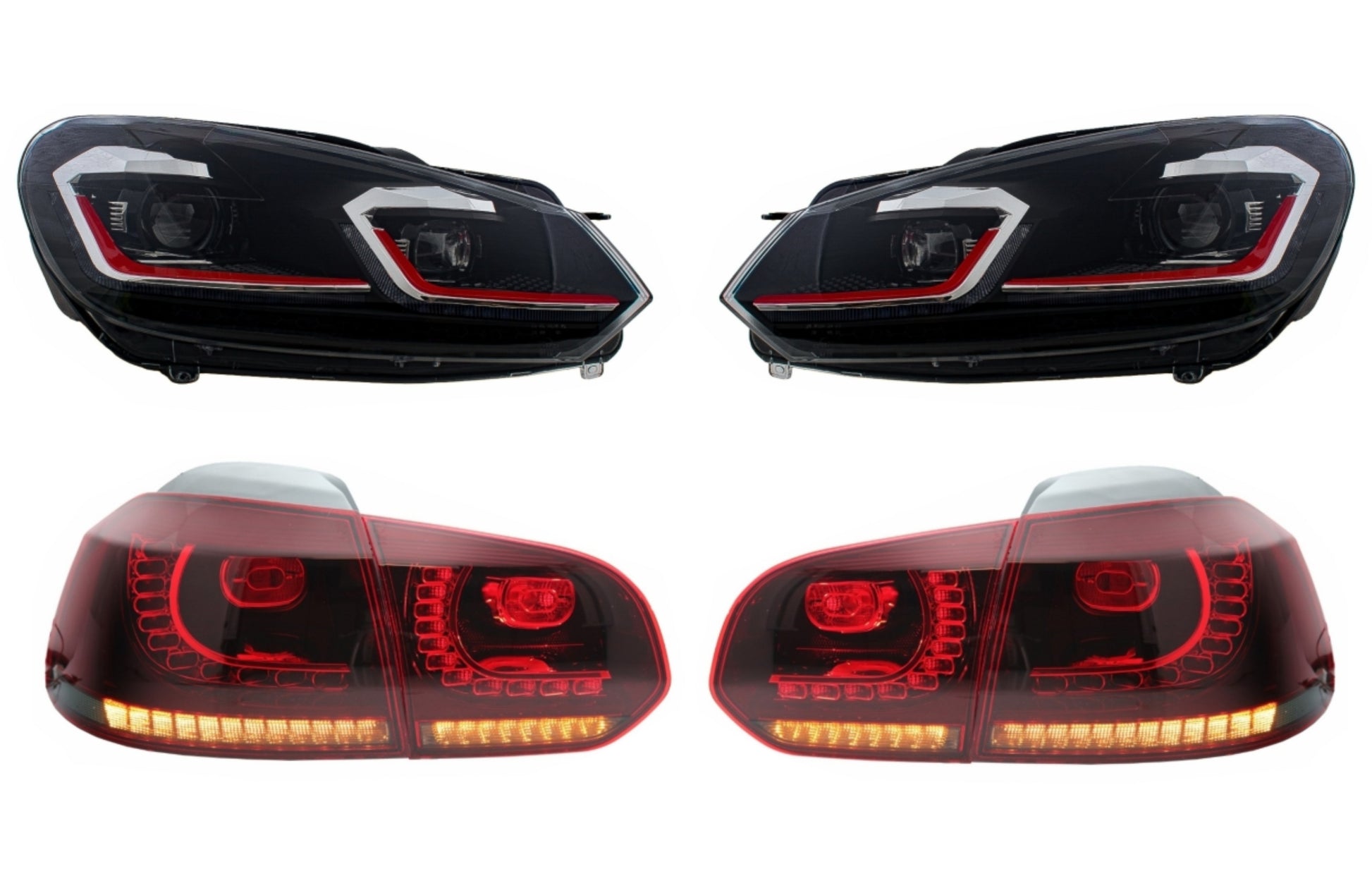 LED Scheinwerfer für VW Golf 6 VI 08-13 Licht Facelift G7.5 GTI Look Dynamischer CarPartsTuning