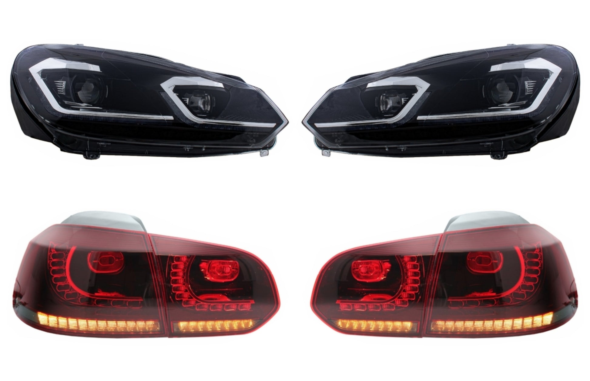 LED Scheinwerfer für VW Golf 6 VI 08-13 Rückleuchten Facelift G7.5 Dynamic LHD CarPartsTuning