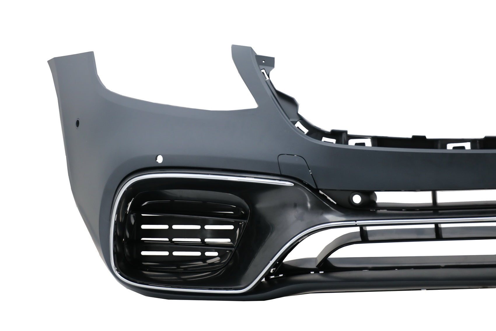 Frontstoßstange für Mercedes S-Klasse W222 Facelift 17+ S63 Look Schwarz Gitter CarPartsTuning