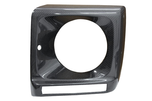 Scheinwerfer Abdeckungen Kohlefaser für Mercedes G W463 1989-2018 G65 Look CarPartsTuning