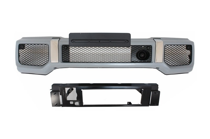 Frontstoßstange Kotflügelverbreiterung Radkästen Gitter für Mercedes G W463 89-18 G65 Look CarPartsTuning