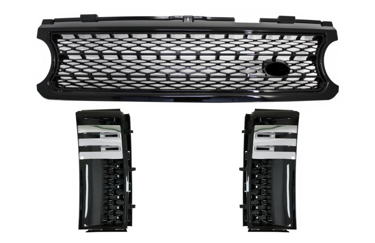 Gitter & Seitenschlitzgitter für Vogue III L322 06-09 Black Autobiography Look CarPartsTuning