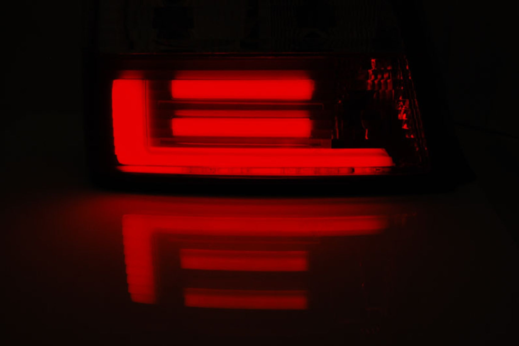 LED BAR Rücklichter für BMW 3er E36 Limousine 12.1990-08.1999 Rot Weiß Carpartstuning Austria
