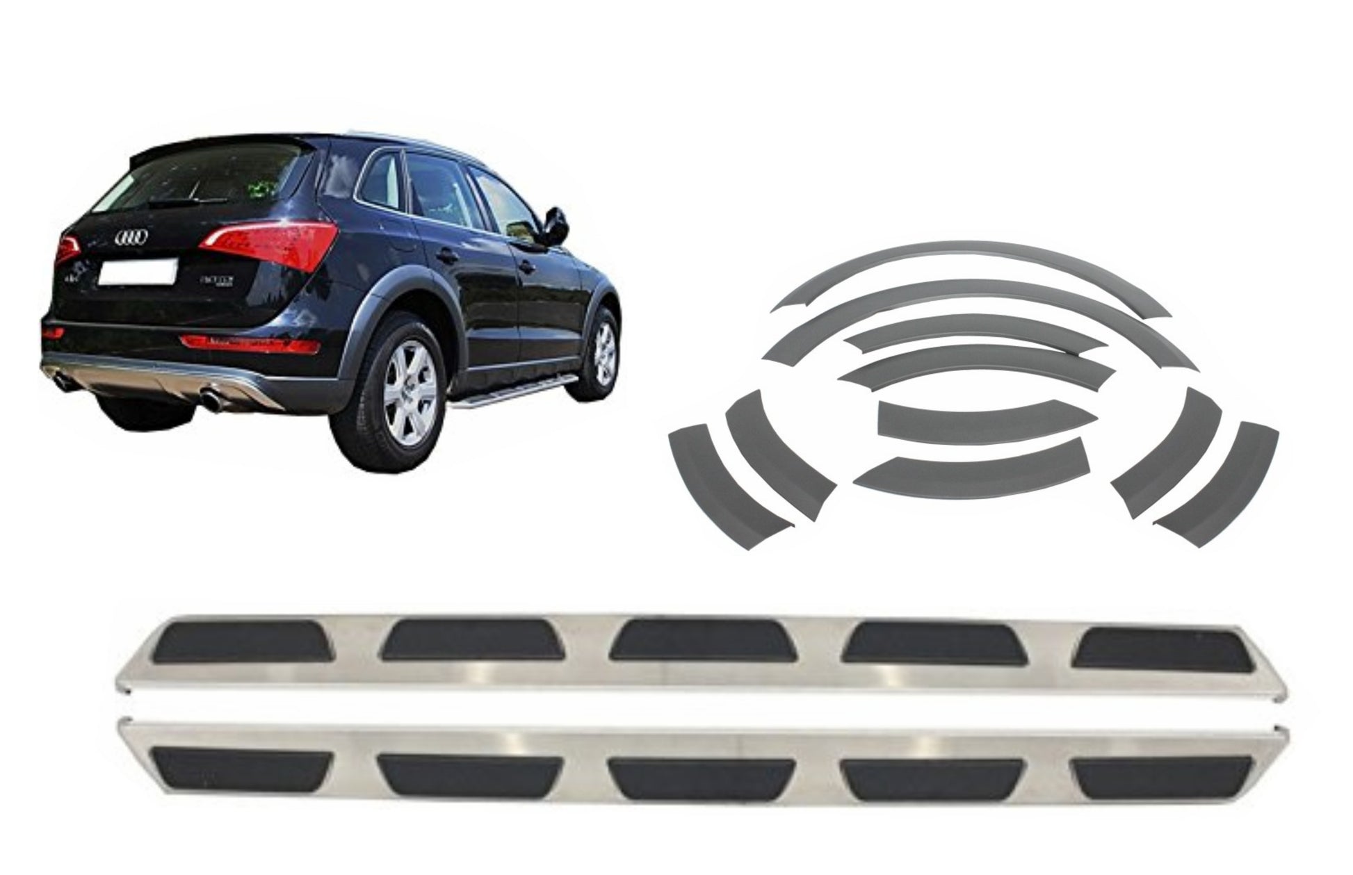 Trittbretter Side Steps für AUDI Q5 8R 08-13 Kotflügel Radkästen OE Design CarPartsTuning