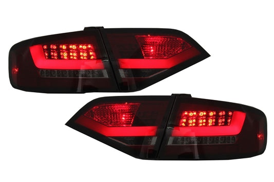 LED Rücklichter für AUDI A4 B8 Limousine Limousine 2008-2011 Red Smoke- CarPartsTuning