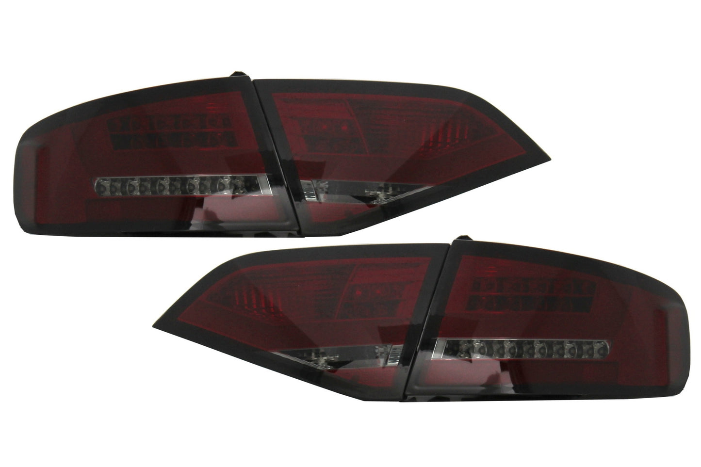 LED Rücklichter für AUDI A4 B8 Limousine Limousine 2008-2011 Red Smoke- CarPartsTuning