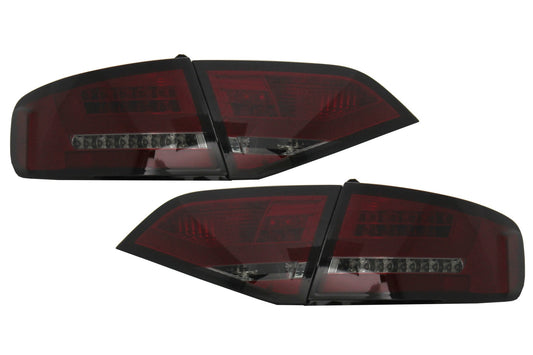 LED Rücklichter für AUDI A4 B8 Limousine Limousine 2008-2011 Red Smoke- CarPartsTuning