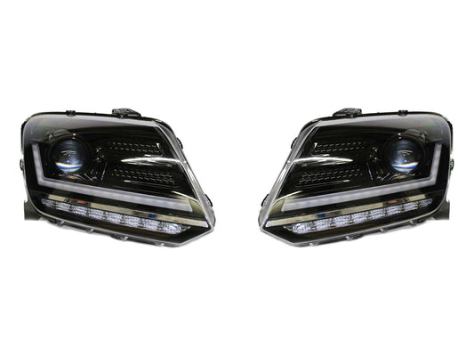 Osram LEDriving Voll-LED-Scheinwerfer passend für VW Amarok (ab 2010) Dynamisches sequentielles Blinklicht Schwarz Osram