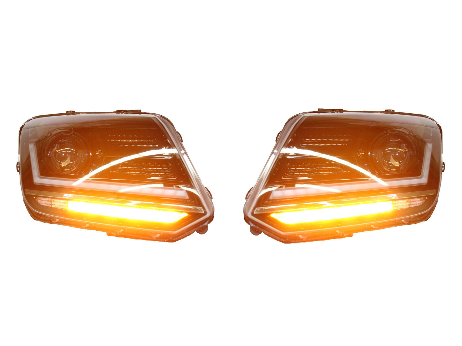 Osram LEDriving Voll-LED-Scheinwerfer passend für VW Amarok (ab 2010) Dynamisches sequentielles Blinklicht Schwarz Osram