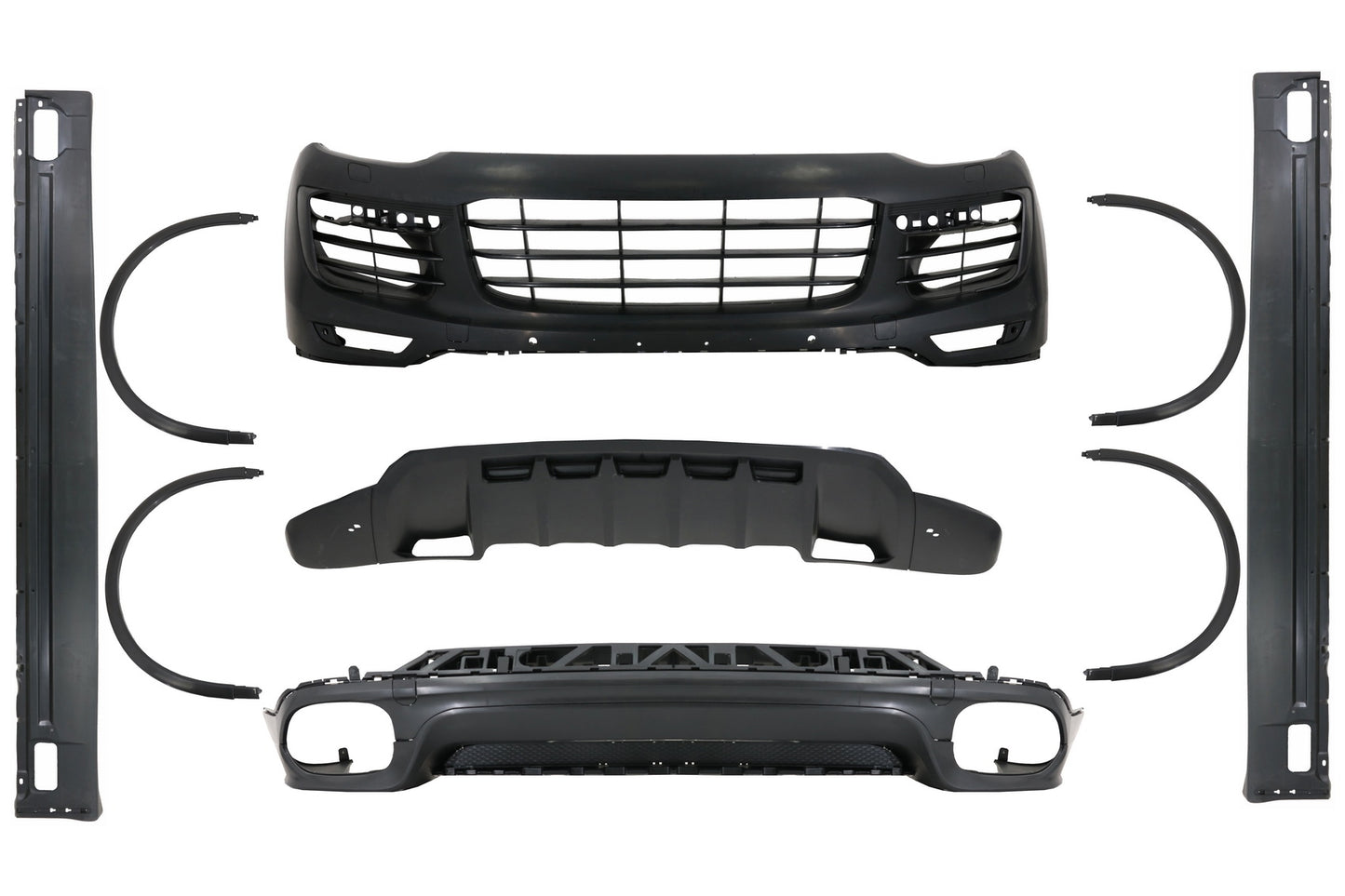 Kit für PORSCHE Cayenne Facelift 2014-2017 GTS Look Seitenschweller Radkästen CarPartsTuning