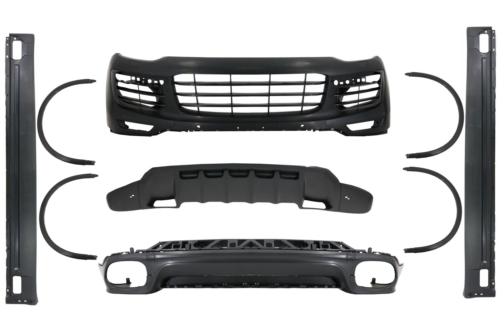 Kit für PORSCHE Cayenne Facelift 2014-2017 GTS Look Seitenschweller Radkästen CarPartsTuning