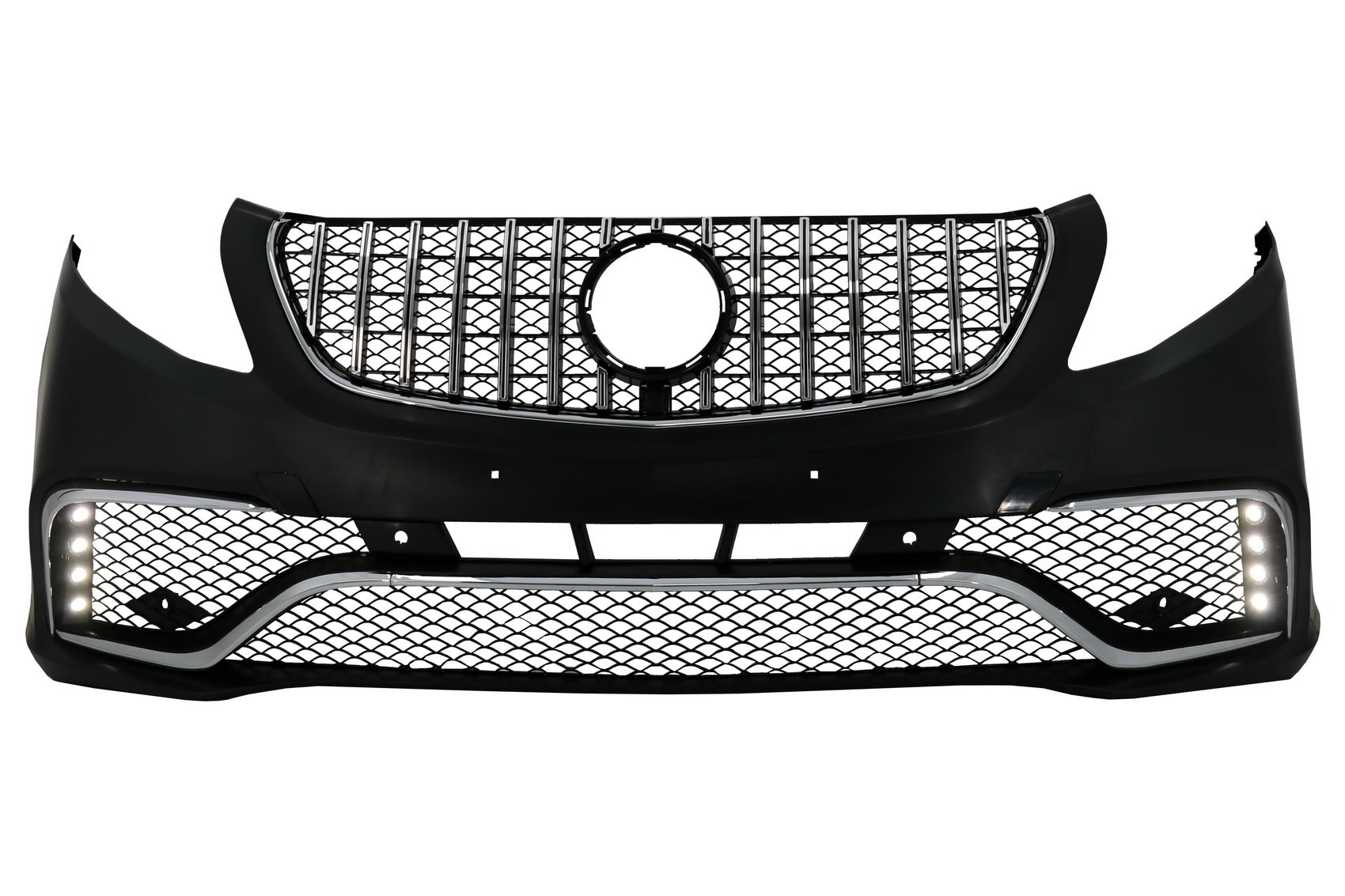 Bodykit für Mercedes V-Klasse W447 2014+ Gitter Heckschutz Fußplatte CarPartsTuning