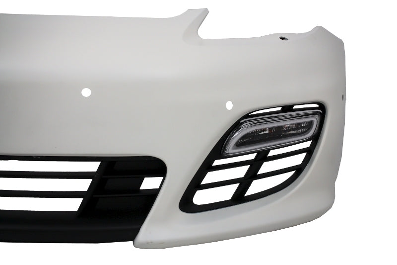 Stoßstange für Porsche 970 Panamera 10-13 Auspuff Tipps Gitter Turbo/GTS Look CarPartsTuning