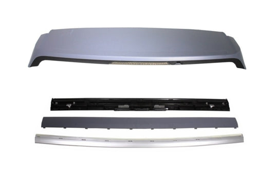 Dachspoiler für Sport L320 2005-2009 Autobiography Look Heckklappe Silber CarPartsTuning
