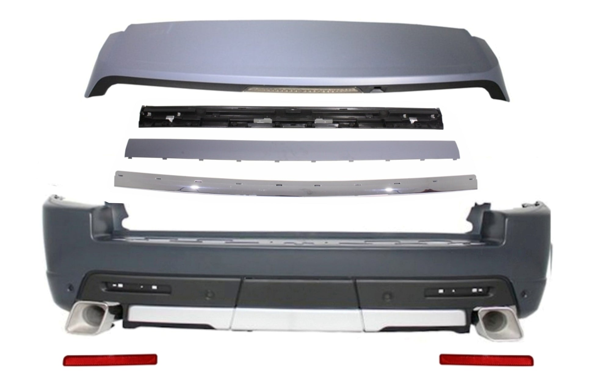 Stostange fr Sport 2005-2009 L320 Autobiography Look Dachspoiler Heckklappe CarPartsTuning