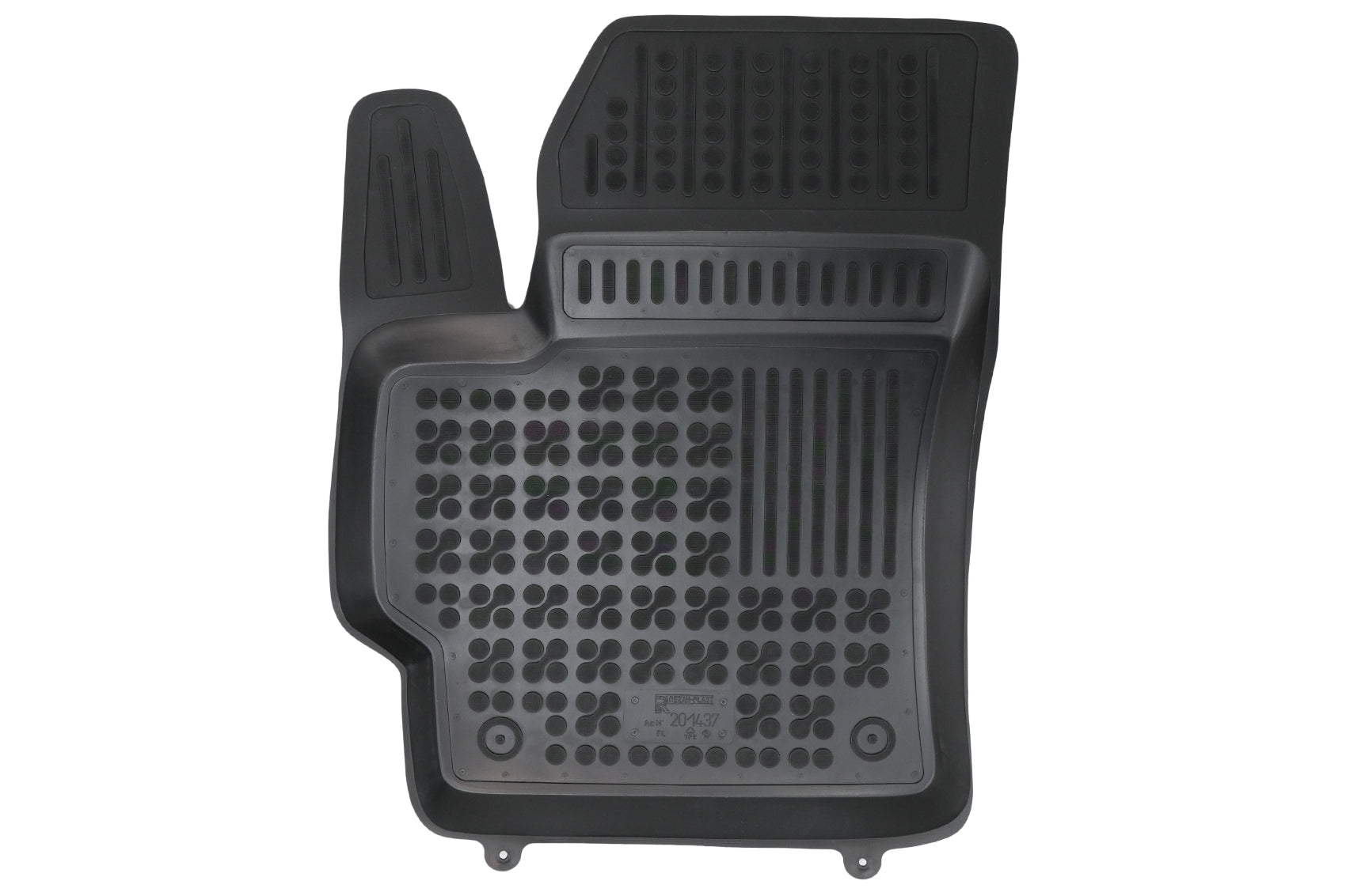 Schwarze Fußmatten Gummi für Toyota COROLLA XII E210 2018+ Limousine Kombi- CarPartsTuning