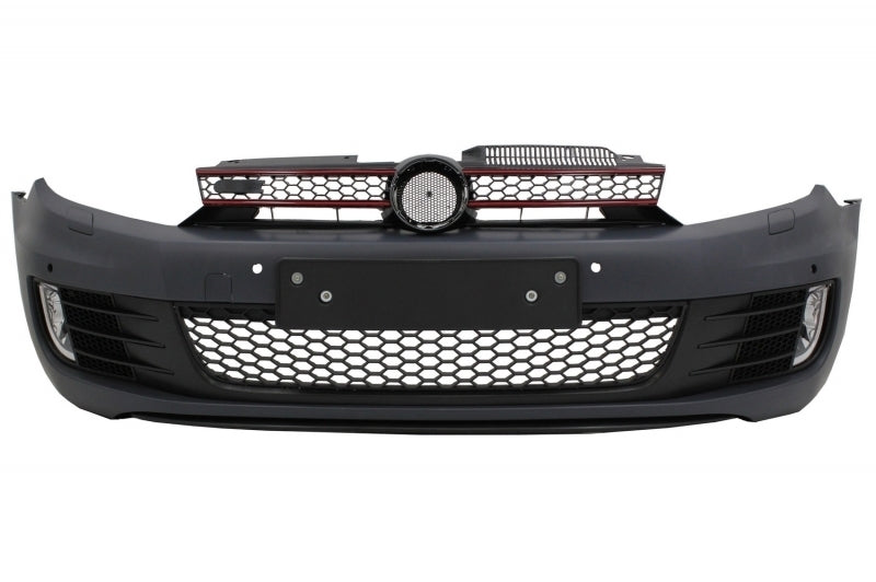 Stoßstange für VW Golf 6 08-13 GTI Look RHD Scheinwerfer LED DRL Fließend Licht CarPartsTuning