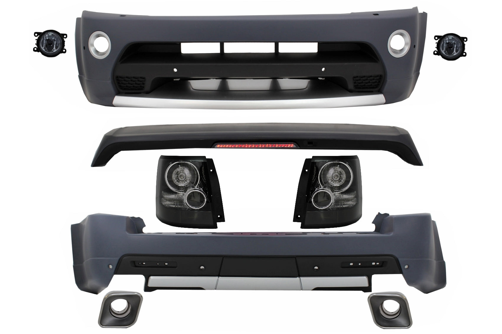 Bodykit Mit Getönten Rückleuchten Passend Für Land Range Rover Sport L320 Facelift (2009-2013) Autobiography Design KITT