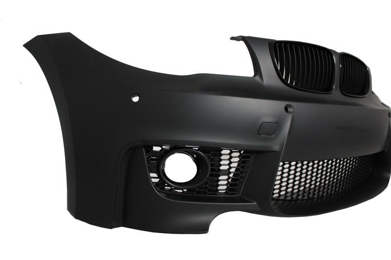 Frontstoßstange für BMW 1er E87 2004-2012 1M Look Nebellichter Seitenschweller CarPartsTuning