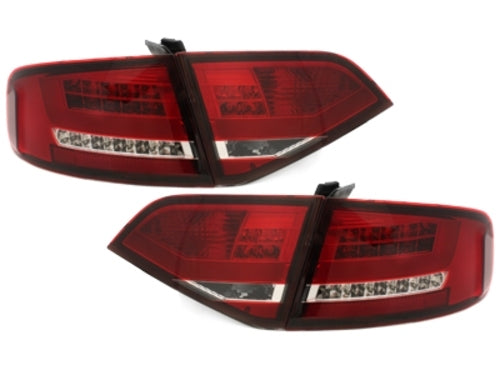 LED Rückleuchten für AUDI A4 B8 8K Limousine 2007-2010 Rot / Klar CarPartsTuning