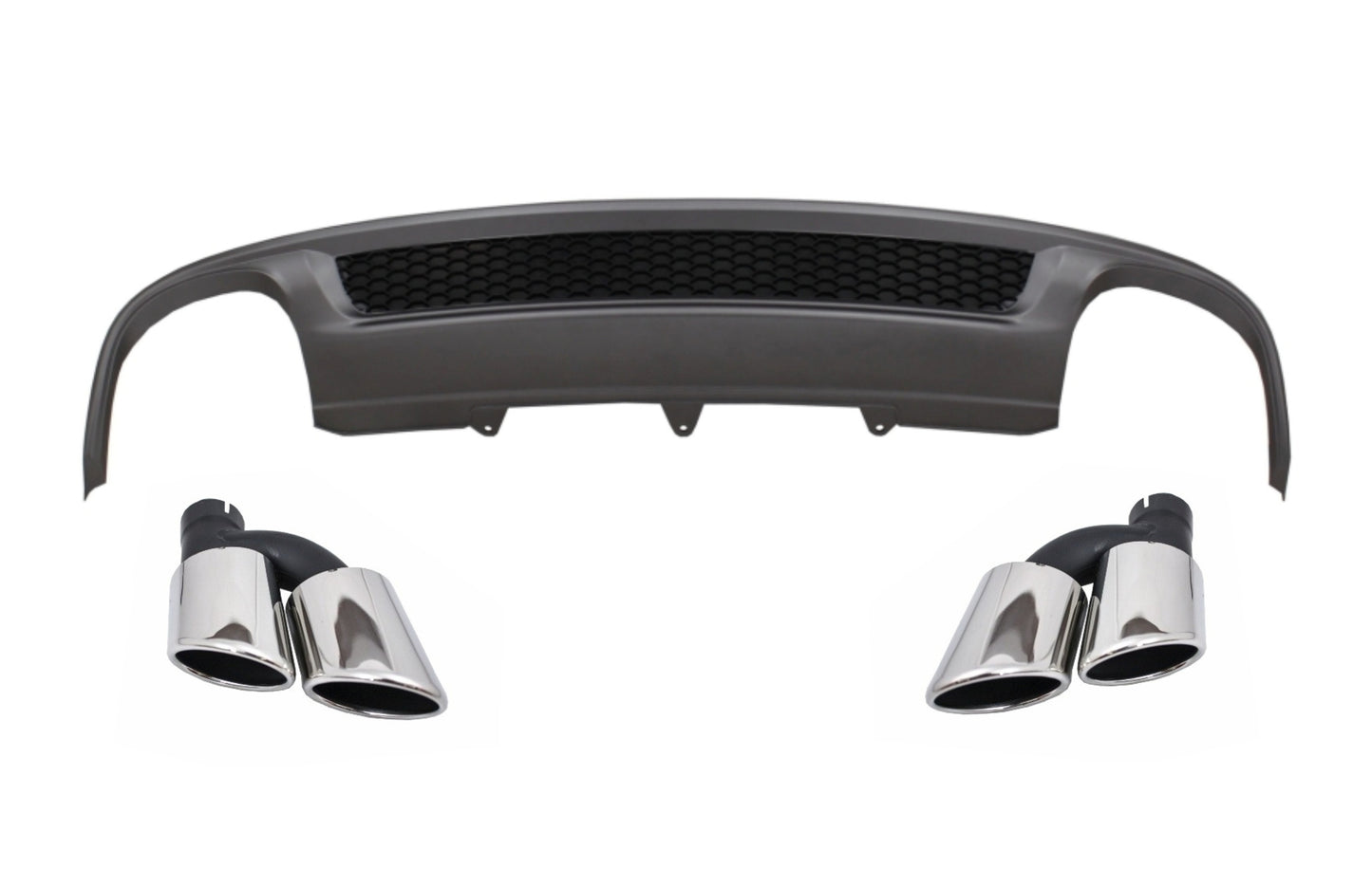 Luftverteiler für AUDI A4 B8 Facelift Limousine Avant 12-15 Auspuff S-Line Look CarPartsTuning