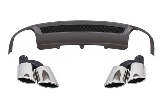 Luftverteiler für Audi A4 B8 Pre Facelift Limo Avant 08-11 Auspuff S-Line Look CarPartsTuning