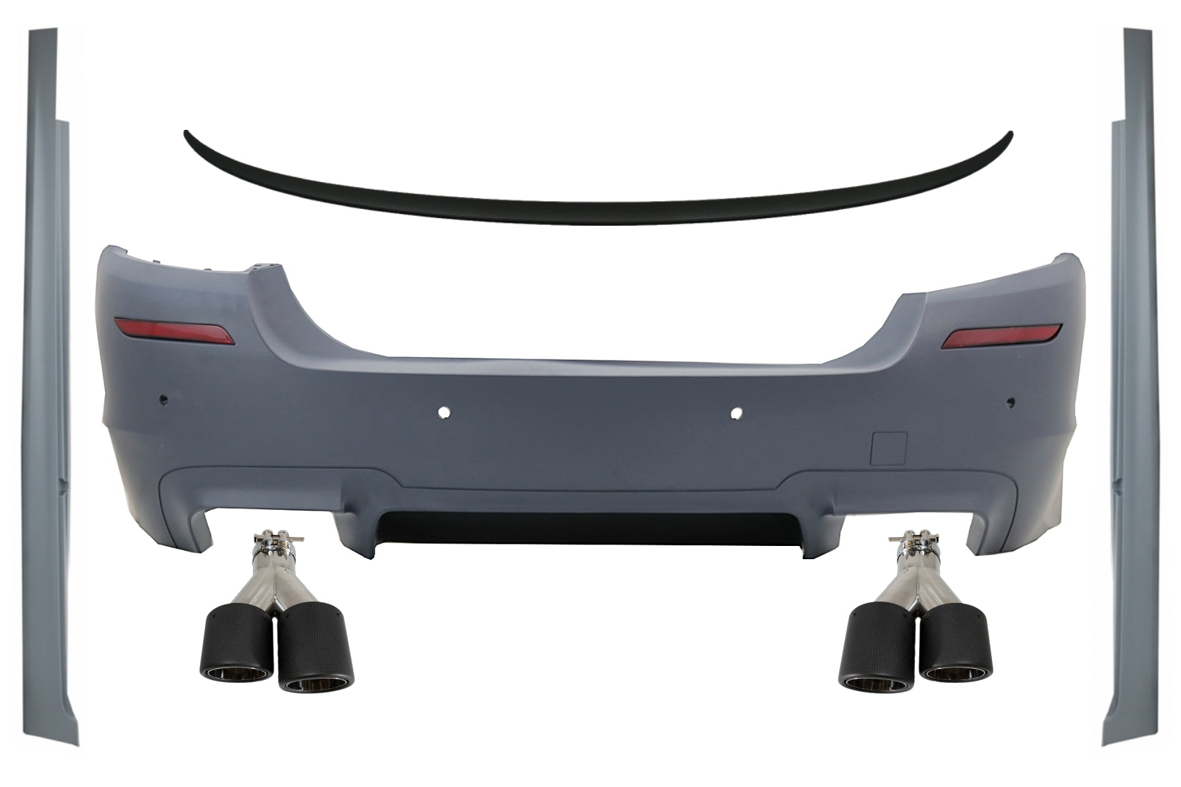 Body Kit für BMW 5 F10 11-17 M5 Look Stoßstange Auspuff Seitenschweller CarPartsTuning