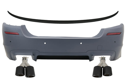 Bodykit für BMW 5 F10 11-17 M5 Look Twin Auspuff Schalldämpfer Tipps Kohlenstoff CarPartsTuning