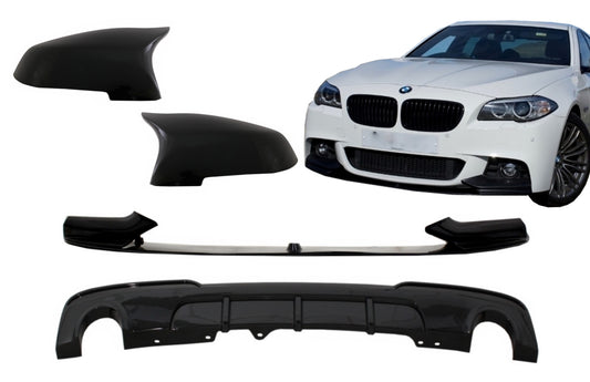 Spoilerlippe für BMW 5 F10 F11 15-17 M-Performance Spiegelabdeckungen Diffusor CarPartsTuning