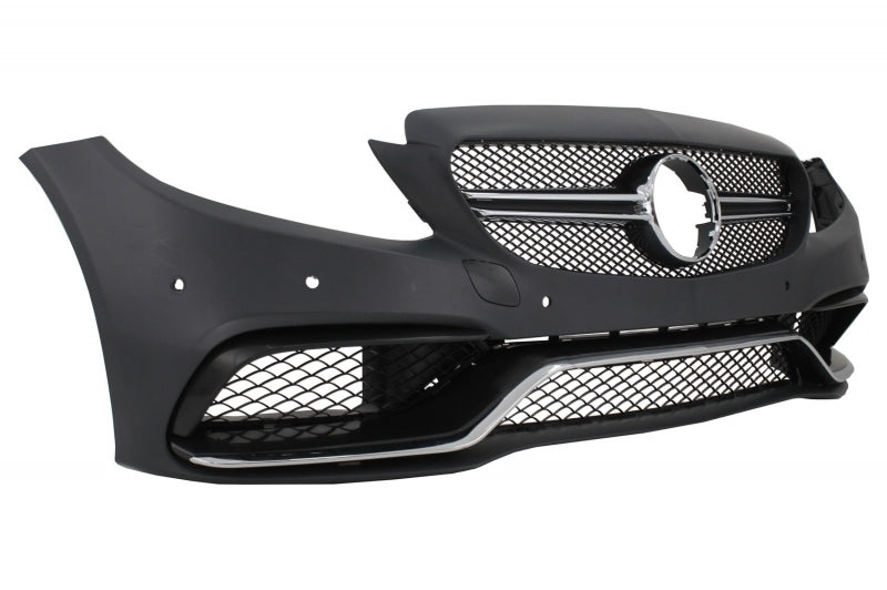 Stoßstange für Mercedes C-Klasse C205 A205 14-19 Spoiler Diffusor C63S Look CarPartsTuning