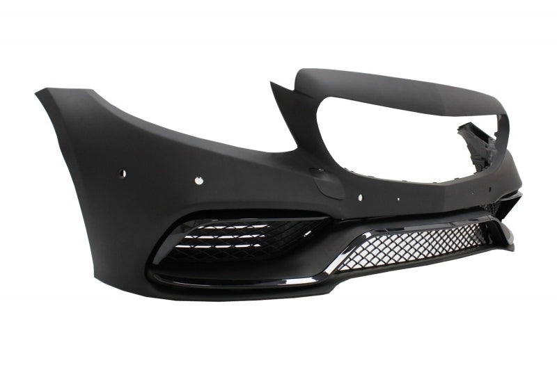 Komplett Stoßstange für Mercedes C W205 S205 14-20 Nur AMG Line Diffusor Tipps CarPartsTuning