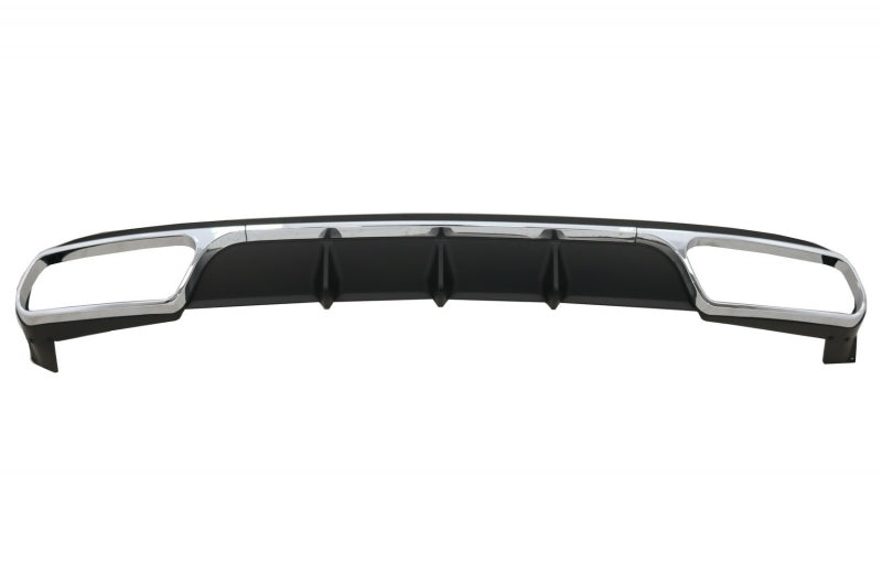 Diffusor für Mercedes W212 Facelift 13-16 nur Standard Stoßstange Auspuff Tipps CarPartsTuning