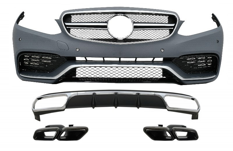 Stoßstange für Mercedes W212 Facelift 2013-2016 nur Standard Stoßstange Diffusor CarPartsTuning