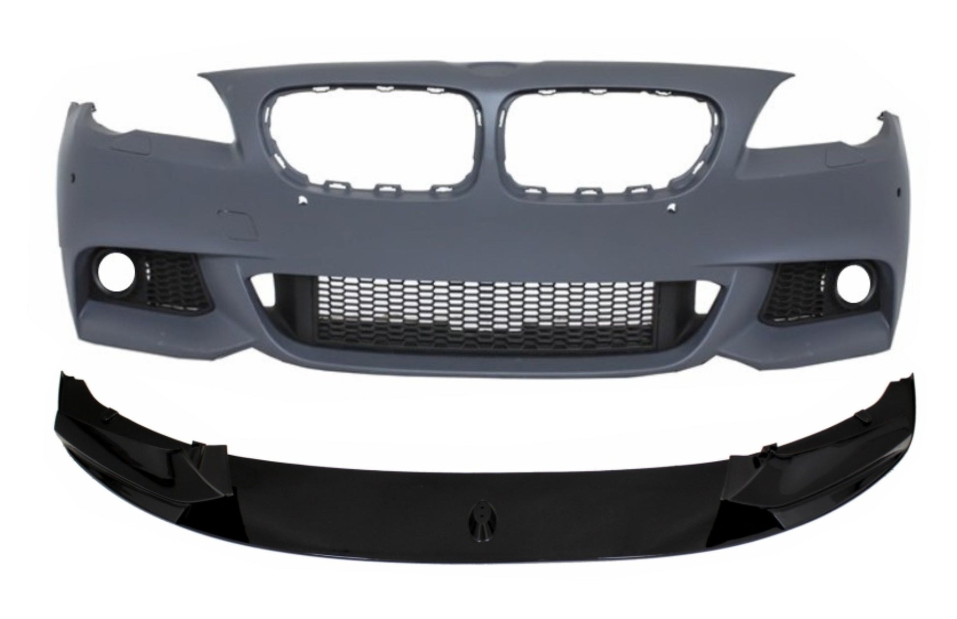 Stoßstange für BMW F10 F11 5er 11-17 Frontgrill Lippenspoiler M-Performance Look CarPartsTuning