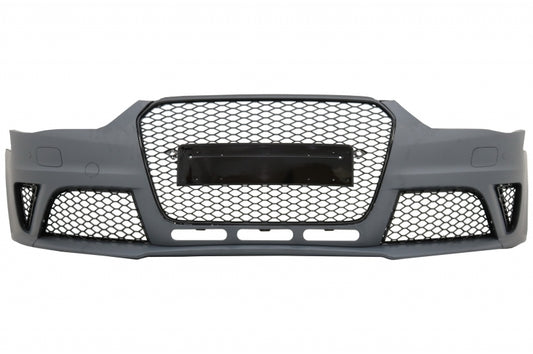 Stoßstange für AUDI A4 B8 Facelift 12-15 RS4 Look Diffusor Auspuff Schalldämpfer CarPartsTuning