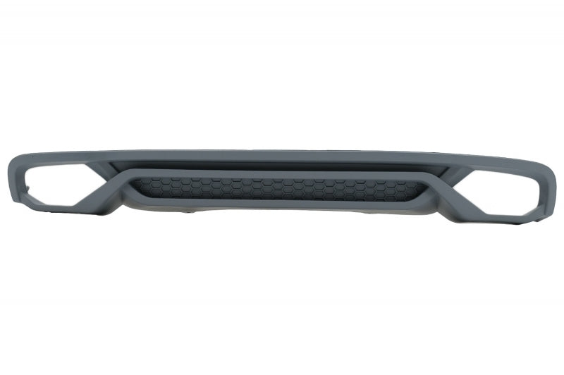 Heckdiffusor für AUDI A4 B8 Limo Facelift 12-15 Auspuff Spoiler Glänzend Schwarz CarPartsTuning