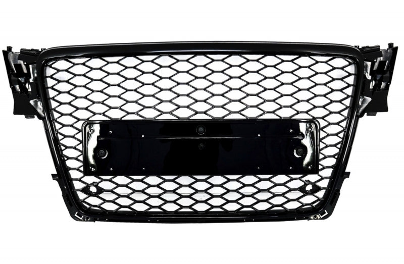 Gitter für AUDI A4 B8 08-11 RS4 Look Nebelscheinwerfer Abdeckungen LED Licht Scheinwerfer CarPartsTuning