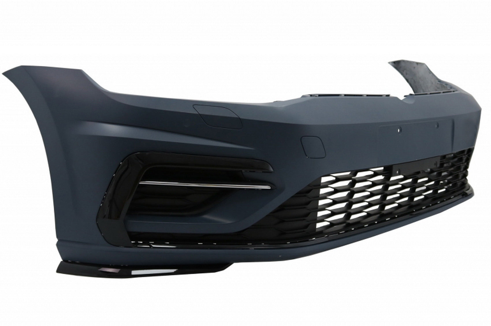 Frontstoßstange mit zentralem Kühlergrill ohne Emblem passend für VW Golf 7.5 (2017-2020) R GTI Design KITT