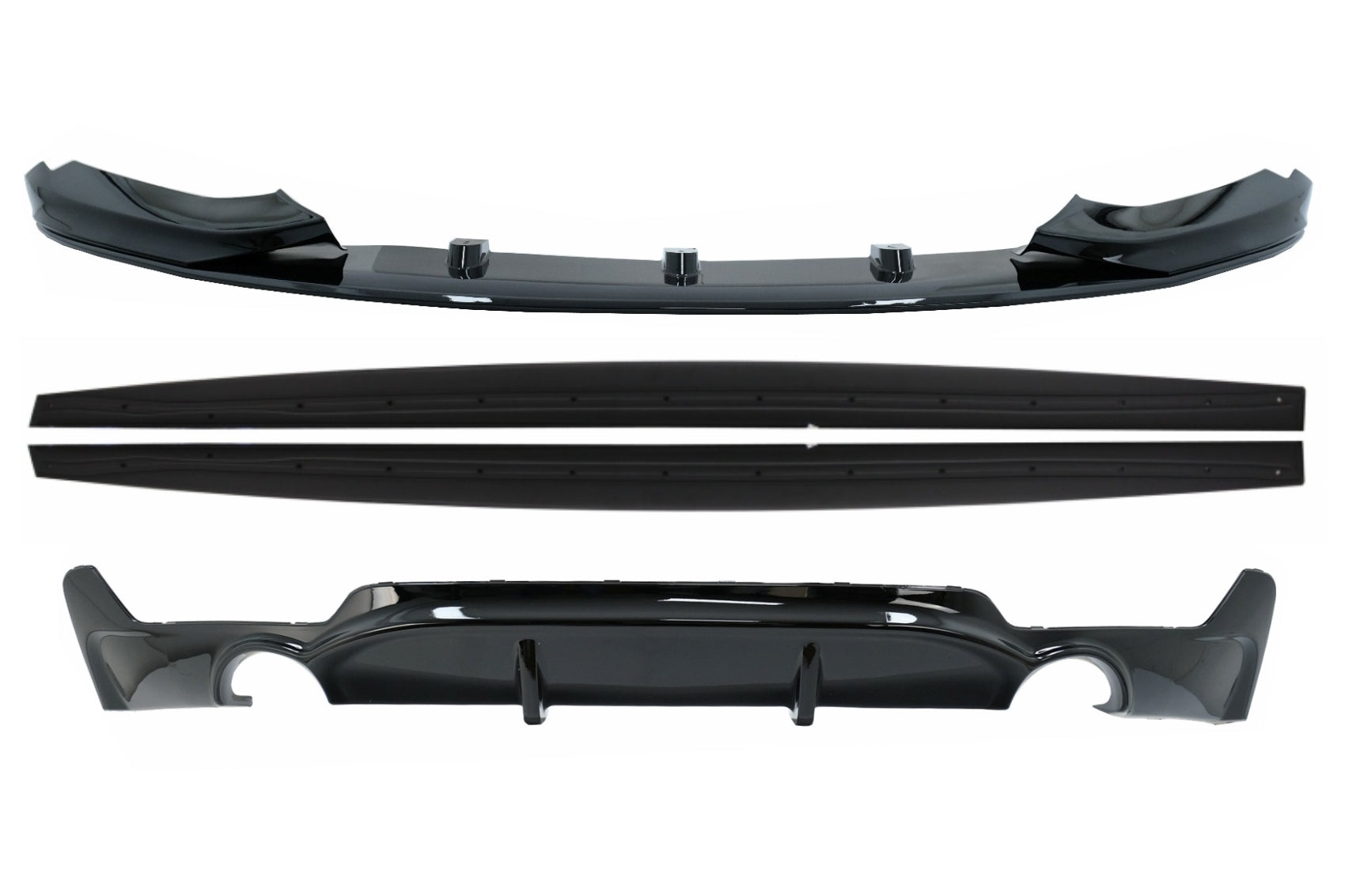 Spoiler Lippe für BMW 4 F32 F33 F36 13-03.19 Seitenschweller Add-on Erweiterungen Diffusor CarPartsTuning