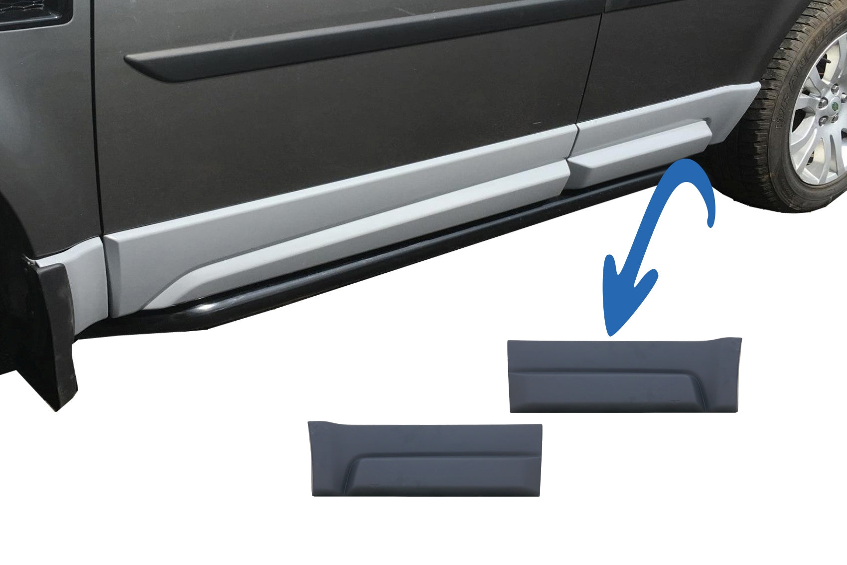 Auto Heckseitenschweller Türverkleidungen Links & Rechts Passend Für Land Rover Freelander 2 L359 (2006-2014) KITT