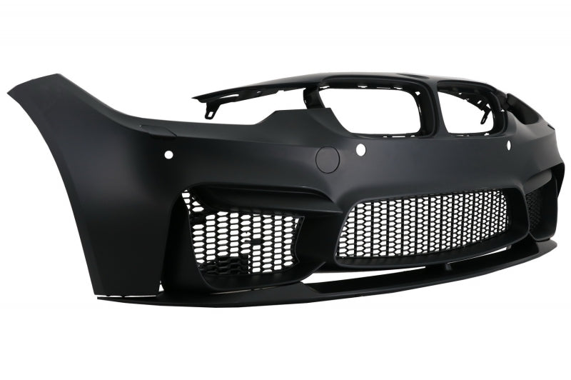 Kit mit Kotflügel Schwarz für BMW F30 11-19 EVO M3 Style Ohne Nebelscheinwerfer CarPartsTuning