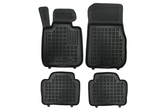 Bodenmatte Gummi Schwarz geeignet für BMW 3er F30 F31 2012-2018 CarPartsTuning