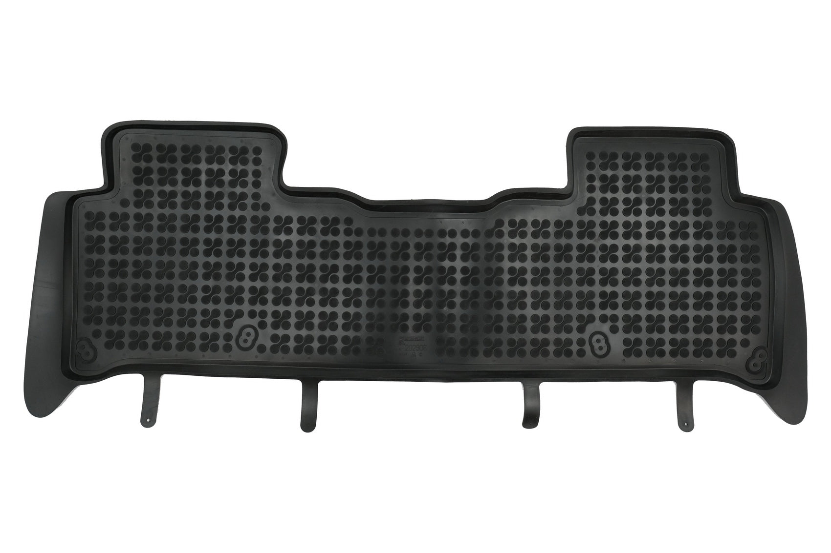 Gummi-Fußmatte Schwarz Passend Für Land Rover Discovery V L462 (2017-) Range Rover Sport II L494 (2013-2020) Rezaw Plast