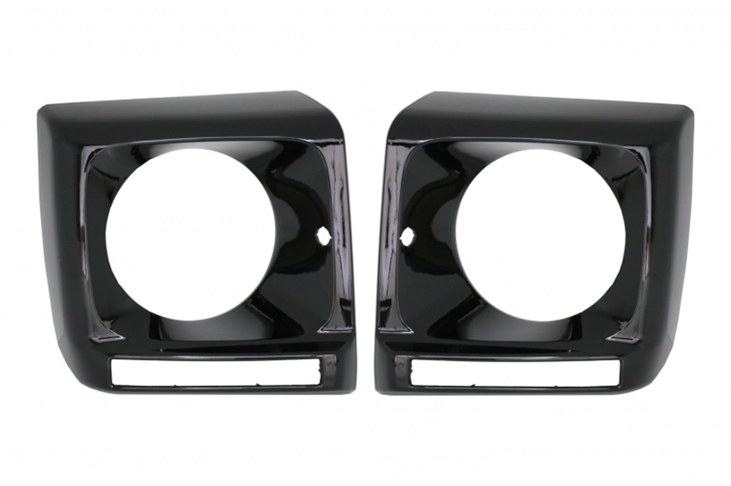 Scheinwerferabdeckungen Schwarz für Mercedes G-Klasse W463 1989-2018 G65 Design CarPartsTuning