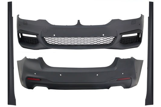 Body Kit für BMW G30 17+ Stoßstange Seitenschweller M-Tech Look ohne Distronic CarPartsTuning